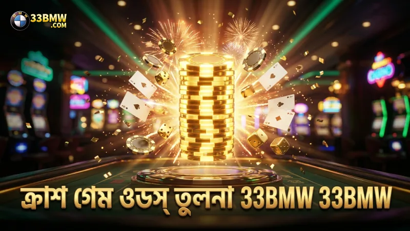 ক্র্যাশ গেমের ওডস ও গেম মেকানিক্সের পার্থক্য দেখানো হয়েছে।