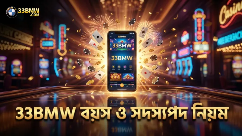 বয়স ও সদস্যপদ শর্তাবলী নিয়ে 33BMW সতর্ক।